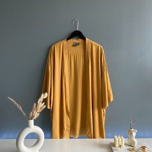 Unisex Mustard Kimono